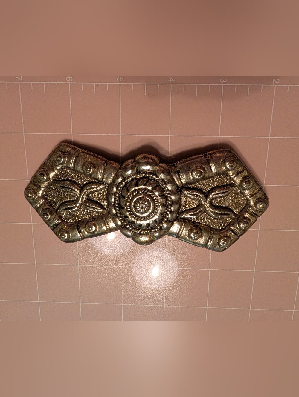 Vintage Brass Belt Buckle